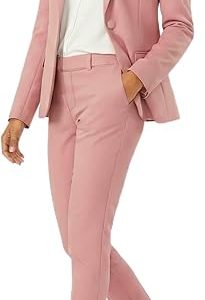 Marycrafts Women’s Two Piece Suits – Business Blazer Pant Suit Set, Professional Work Outfit for Office