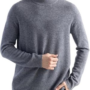 Chanyarn Men's 100% Merino Wool Sweater 2025 Fall Winter First-Line Ready to Wear Mock Neck Long Sleeve Seamless Knit Sweater